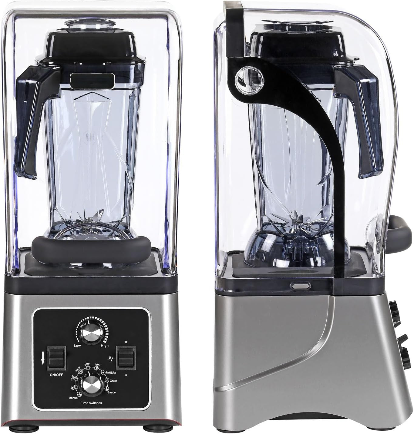 KELOO 2.5L Commercial Blender Powerful Professional Bar Blender with Sound Enclosure Heavy Duty for Smoothies, Milkshakes and Cocktails 2200W
