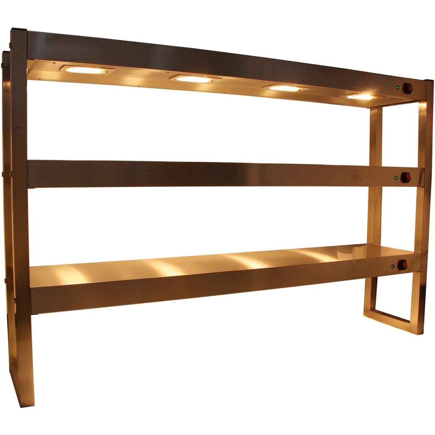 KELOO Commercial Quartz Lamp Heating Gantry Three Tiers 1500mm - Large Capacity