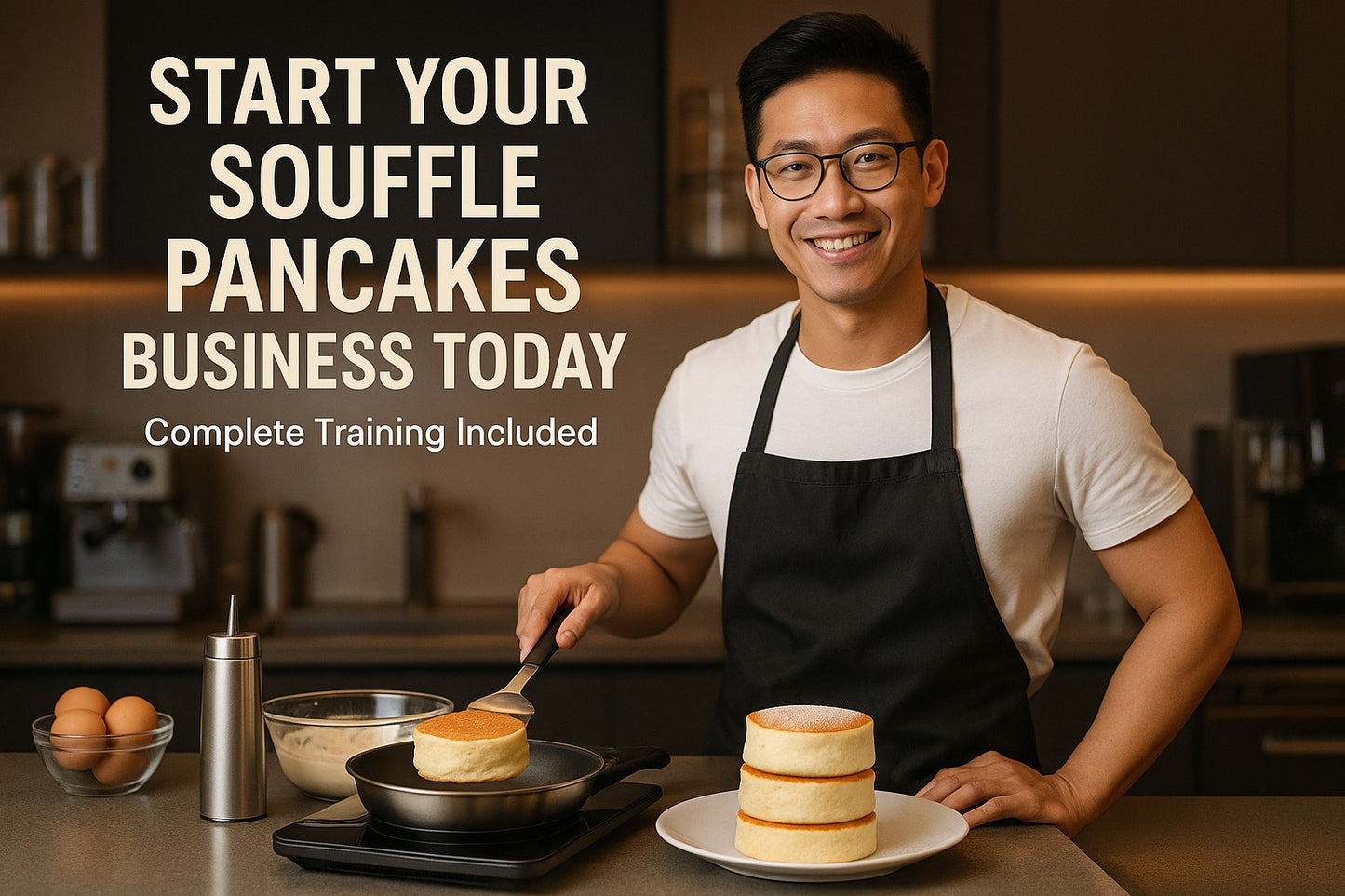 KELOO SOUFFLÉ PANCAKES STARTER KIT WITH TRAINING