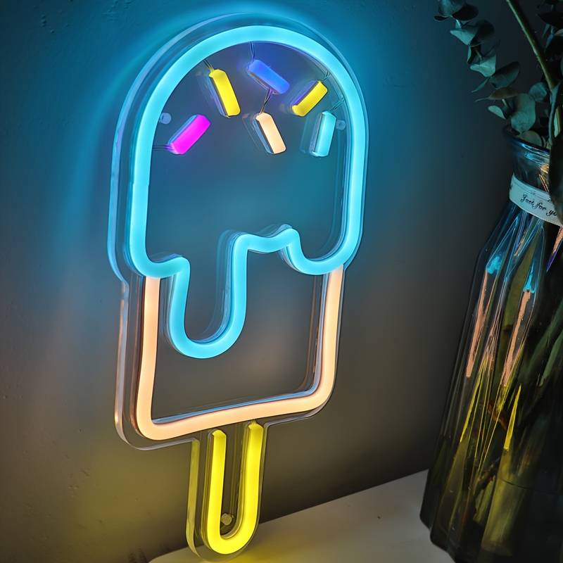 Popsicle LED 5V USB Powered Neon Sign Light