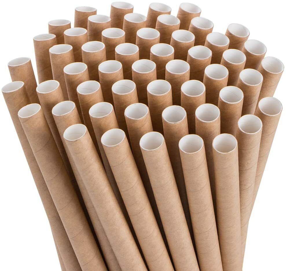 Bubble Tea Disposable Straws 1.2cm by 23cm Individually Wrapped