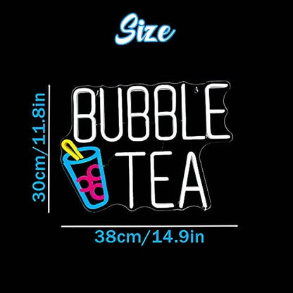 Bubble Tea LED Light Neon Wall Decoration Sign