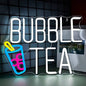 Bubble Tea LED Light Neon Wall Decoration Sign