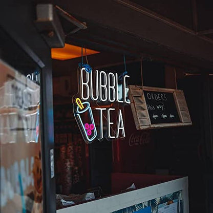 Bubble Tea LED Light Neon Wall Decoration Sign