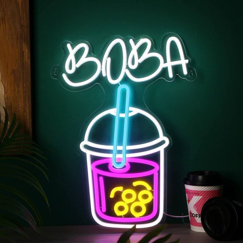 Boba Tea Neon Sign (44*32.3cm)