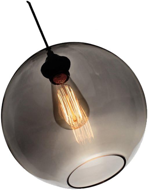 Spherical Glass Lampshade Ceiling Hanging Light Cafe Shop