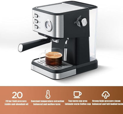 Compact Semi-Automatic Espresso Machine