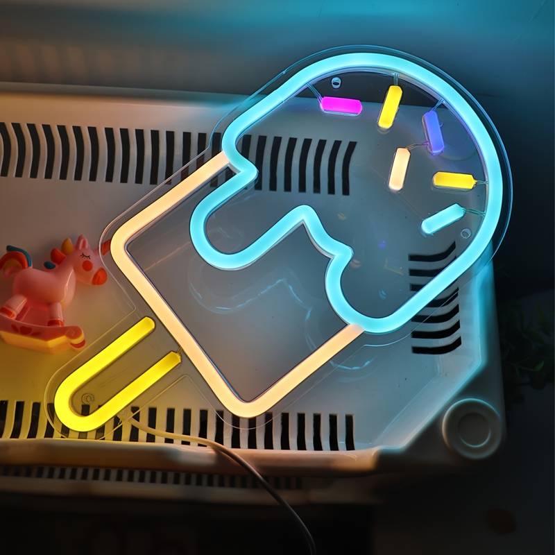 Popsicle LED 5V USB Powered Neon Sign Light