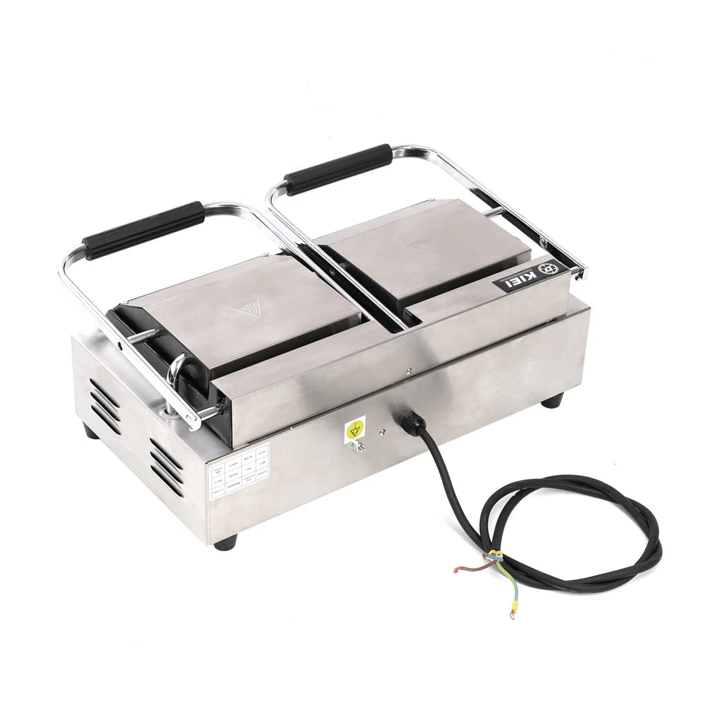 3.6KW Double Commercial Sandwich Press Grill