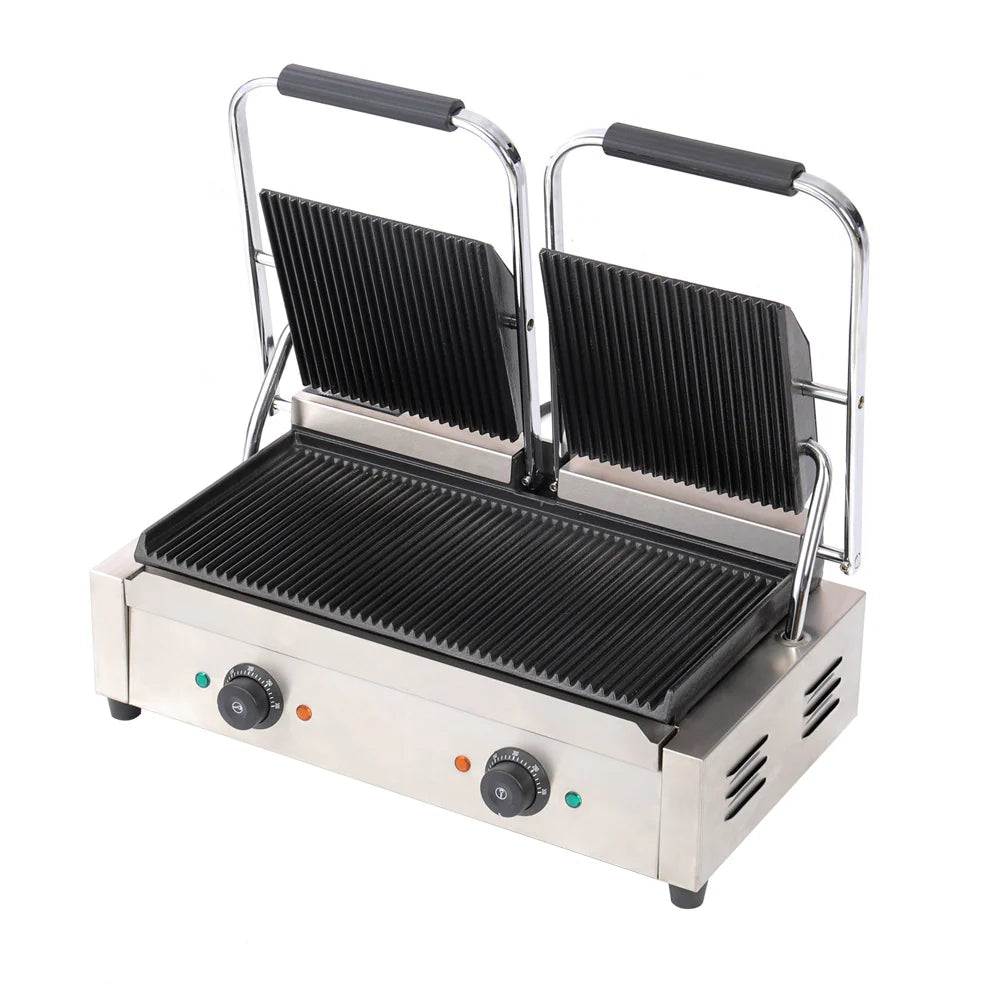 3.6KW Double Commercial Sandwich Press Grill