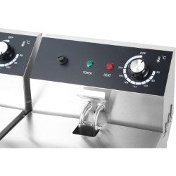 Commercial Double Fryer 2x6 Litre Electric 5kW