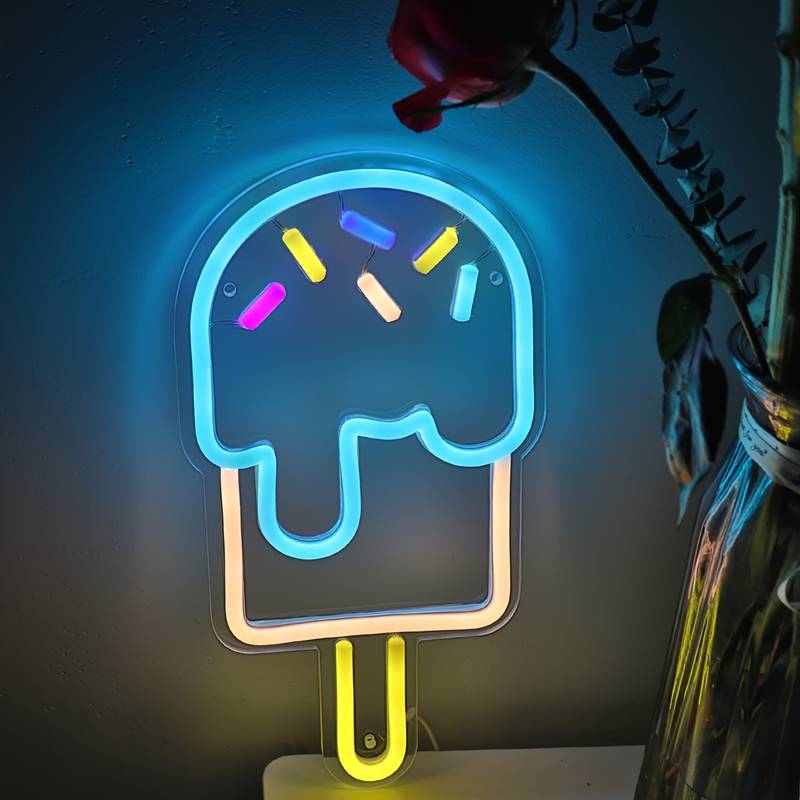 Popsicle LED 5V USB Powered Neon Sign Light